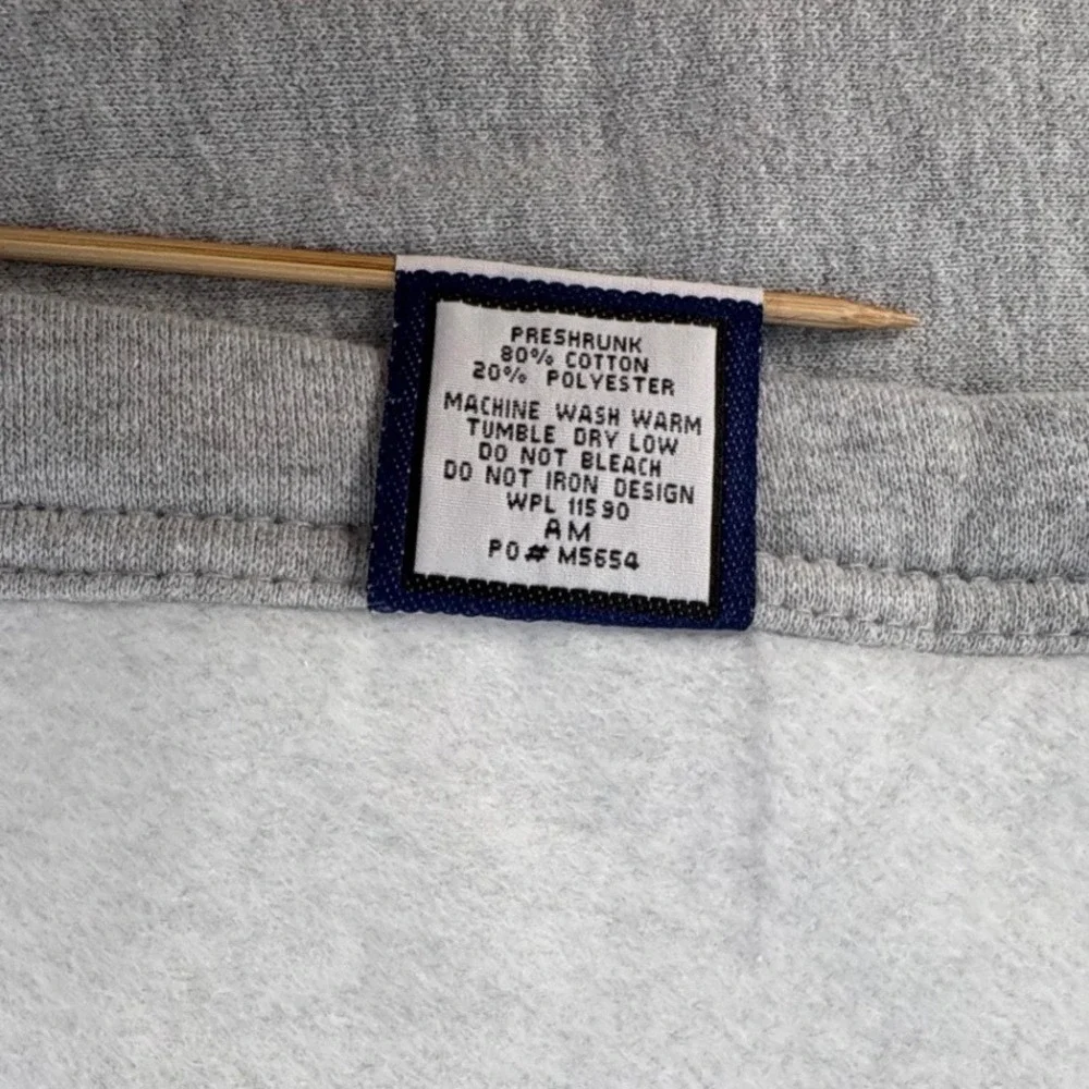 Vintage Washington Mutual‎ Fleece Stadium Blanket Gray Heather Drawstring WaMu